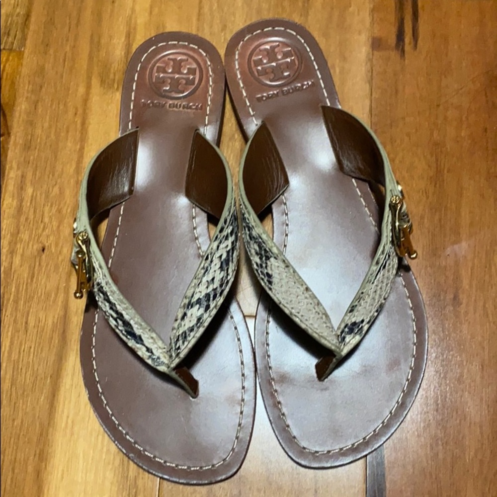 Snake Tory Burch Sandals